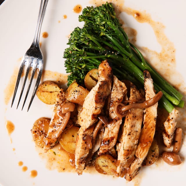 Chicken Marsala.