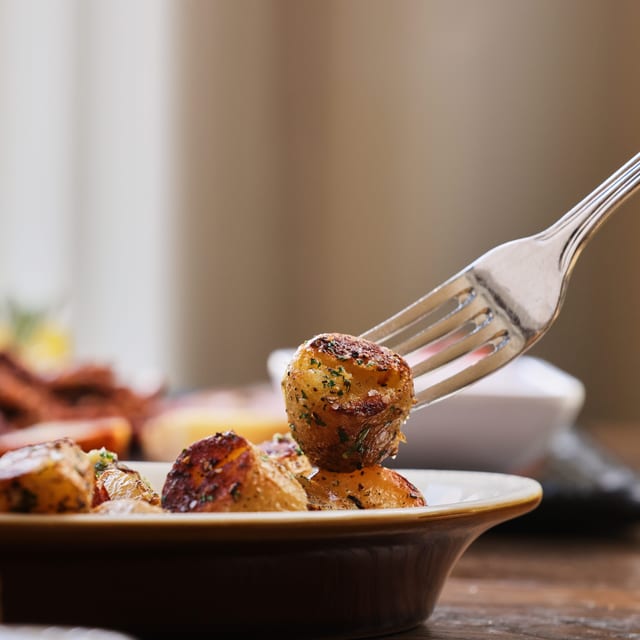 Duck Fat Potatoes.